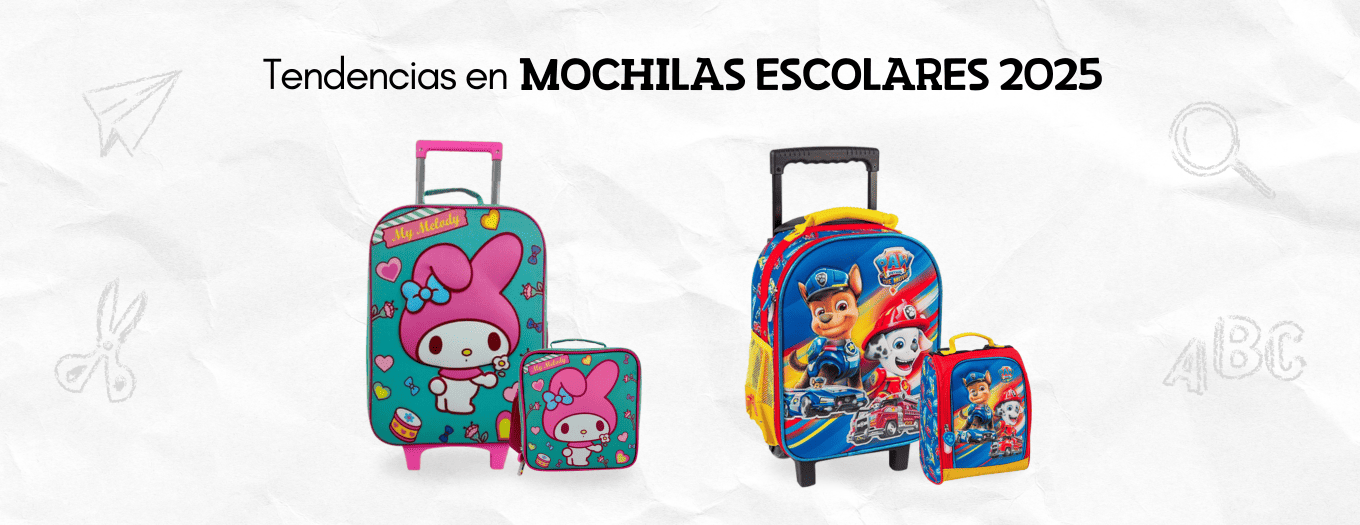 Mochilas escolares 2025: Tendencias en diseños y personajes favoritos para niños y niñas 1 Banners Mochilas Escolares1