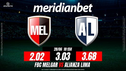 FBC Melgar vs Alianza Lima Liga 1 MERIDIANBET 1200 x 6301