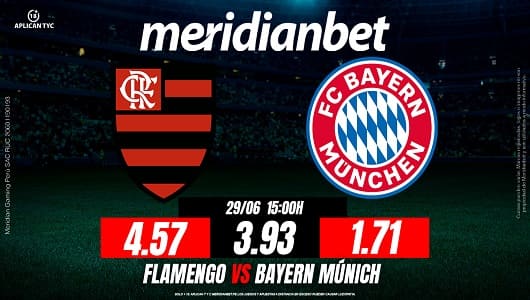 Flamengo vs Bayern Munich mundial de clubes MERIDIANBET 1200 x 6301