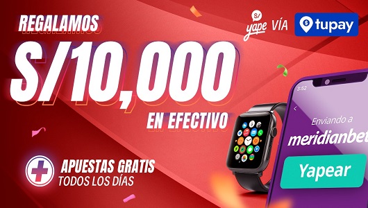 1200x630 Premio 10k Yape Tupay Meridianbet