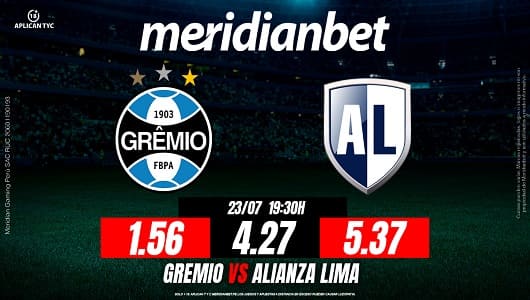 Gremio vs Alianza Lima Copa Sudamericana MERIDIANBET 1200 x 6301