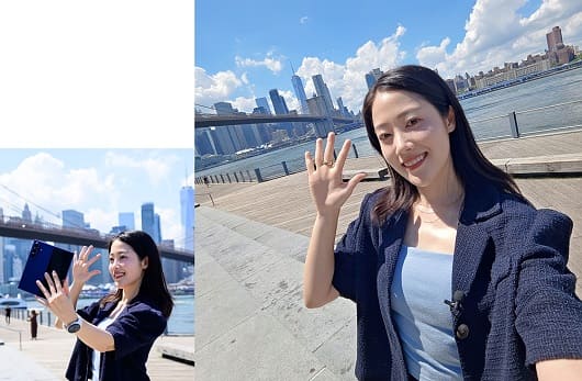 Samsung Mobile Galaxy Unpacked 2025 Galaxy Z Fold7 Lights Camera Fold New York main51