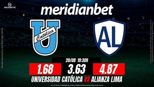 Universidad Catolica vs Alianza Lima Copa Sudamericana MERIDIANBET 1200 x 6301