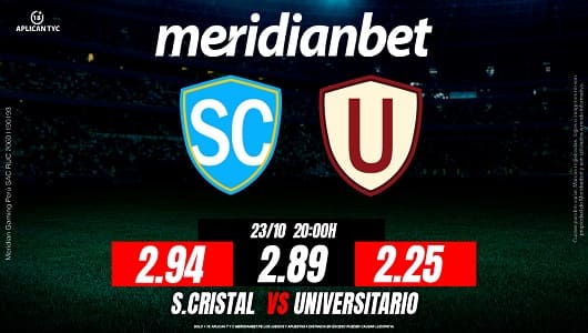 sporting cristal vs universitario liga 1 MERIDIANBET 1200 x 6301
