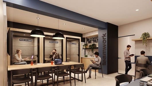 Cabinas privadas Coworking. 1