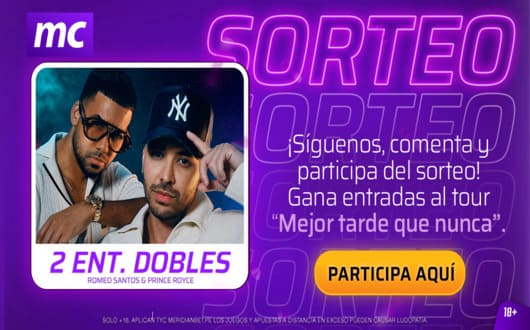 Meridian Casino sortea entradas Super VIP para Romeo Santos & Prince Royce 1 1200X628 Concierto Romeo Santos y Prince Royce meridiancasino11