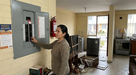 Medidas de seguridad eléctrica ante un sismo según Pluz Energía 1 sismo electricidad