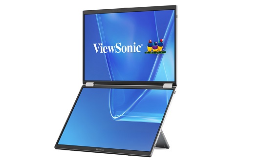 Monitor portátil de doble pantalla ViewSonic VG1457: Características 1 VG1457 front left