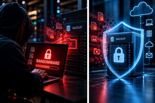Ciberataques de ransomware apuntan contra copias de seguridad 1 Ransomware Attack vs Backup Shield11